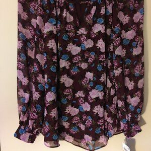 INC Floral blouse